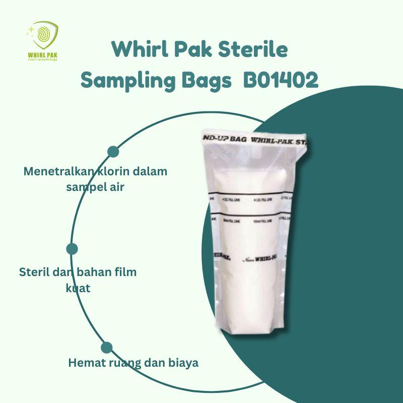 Whirl Pak Sterile Sampling Bags  B01402